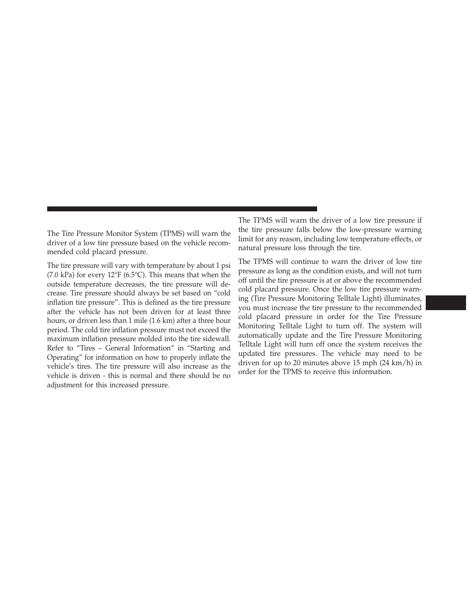 Tire pressure monitoring system (tpms), Tire pressure monitoring, System (tpms) | Dodge 2014 Dart - Owner Manual User Manual | Page 485 / 656