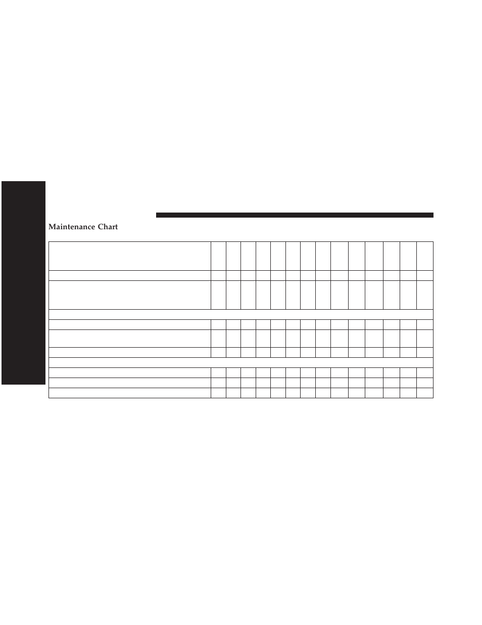 Maintenance chart | Dodge 2014 Dart - Owner Manual User Manual | Page 618 / 656