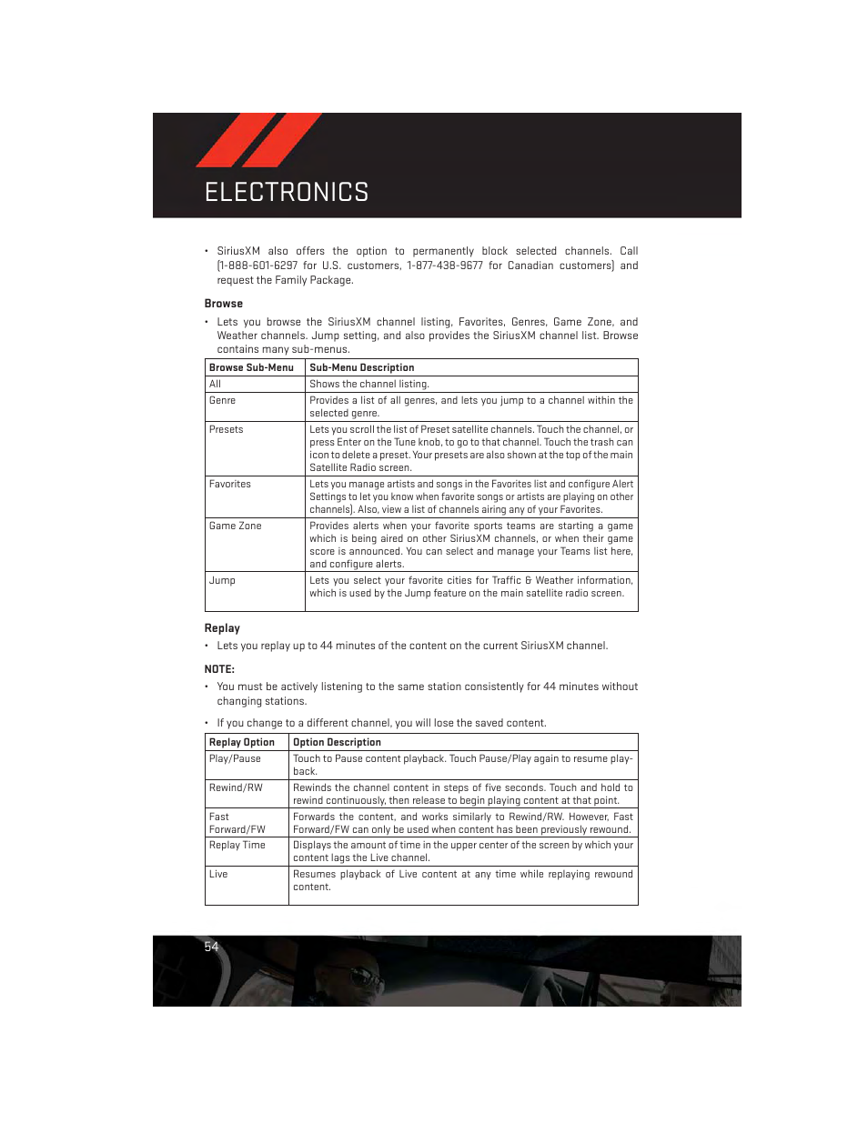 Electronics | Dodge 2014 Dart - User Guide User Manual | Page 56 / 140