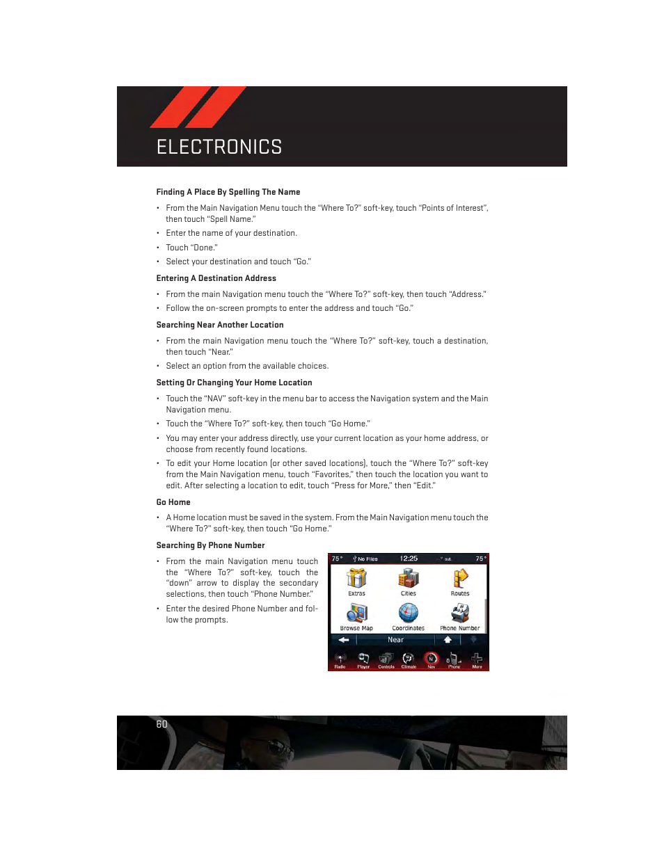 Electronics | Dodge 2014 Dart - User Guide User Manual | Page 62 / 140