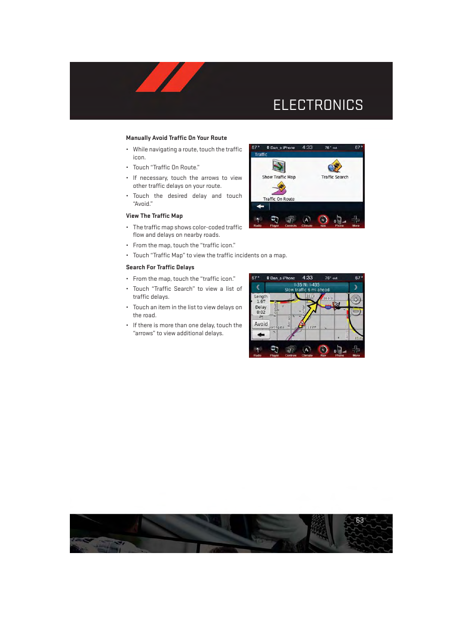 Electronics | Dodge 2014 Dart - User Guide User Manual | Page 65 / 140