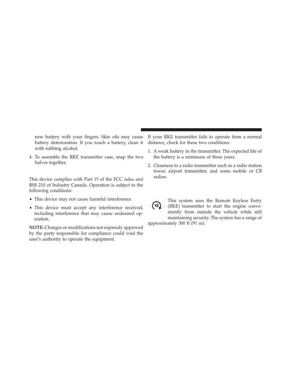 General information, Remote starting system — if equipped | Dodge 2014 Durango - Owner Manual User Manual | Page 30 / 664