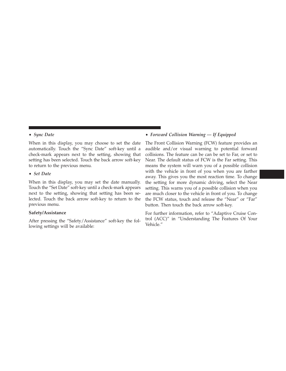 Safety/assistance | Dodge 2014 Durango - Owner Manual User Manual | Page 325 / 664