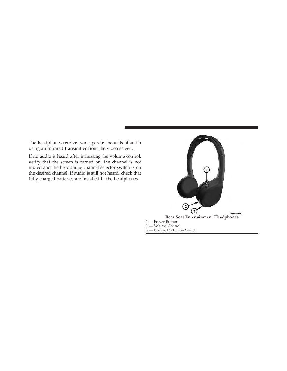 Headphones operation | Dodge 2014 Durango - Owner Manual User Manual | Page 372 / 664