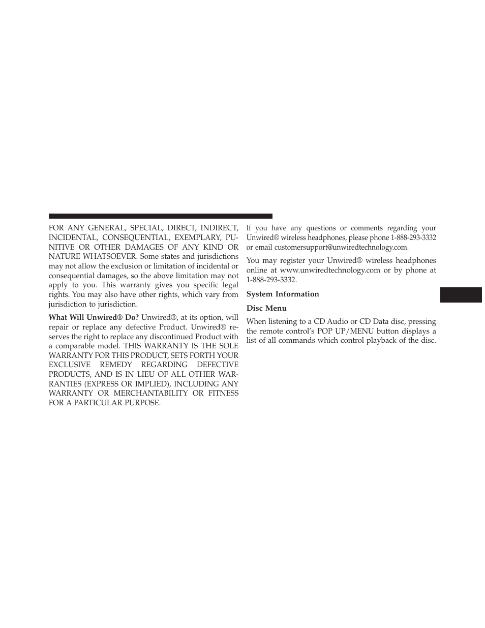 System information, Disc menu | Dodge 2014 Durango - Owner Manual User Manual | Page 375 / 664