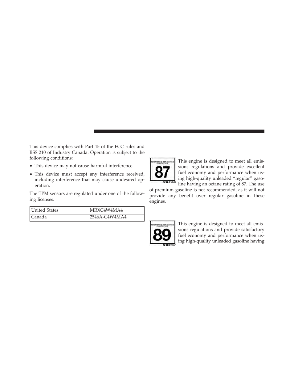General information, Fuel requirements, 6l engine — if equipped | 7l engine — if equipped | Dodge 2014 Durango - Owner Manual User Manual | Page 488 / 664