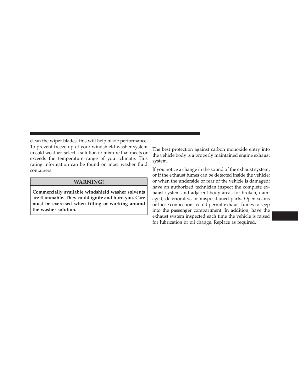 Exhaust system | Dodge 2014 Durango - Owner Manual User Manual | Page 583 / 664