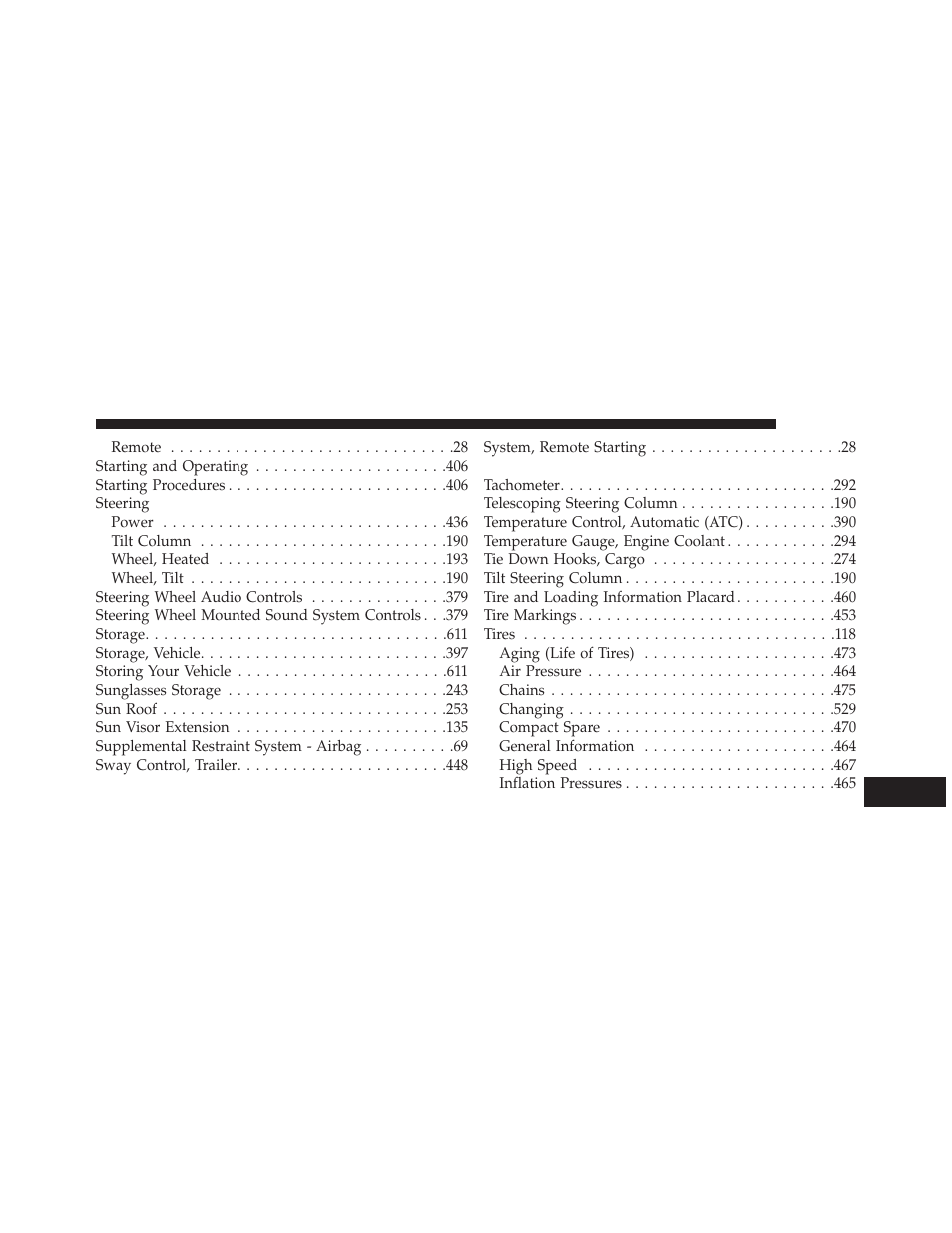 Dodge 2014 Durango - Owner Manual User Manual | Page 659 / 664
