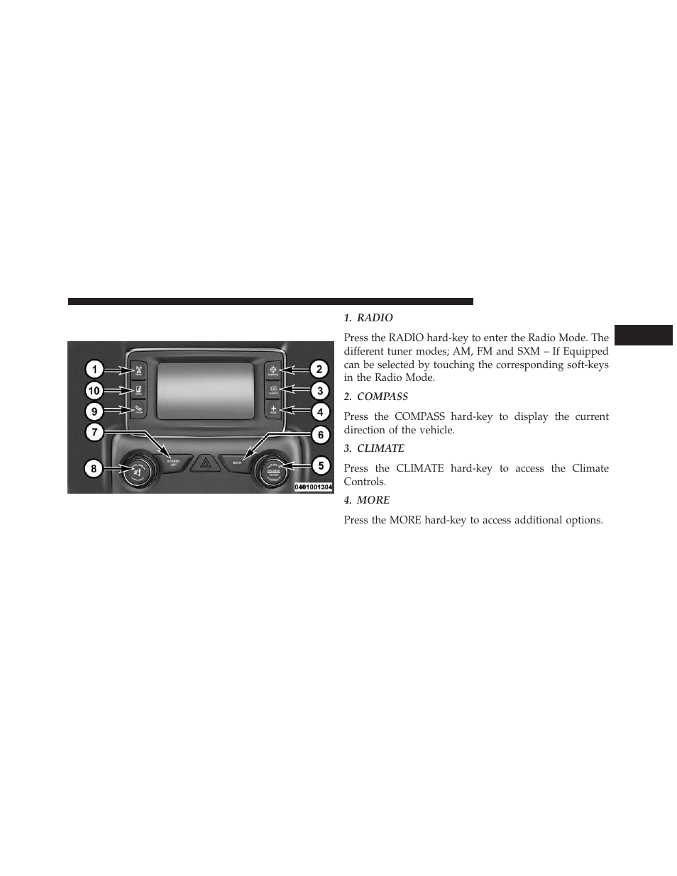 Uconnect® 5.0 system | Ram Trucks uconnect 5.0 for Chrysler User Manual | Page 6 / 45