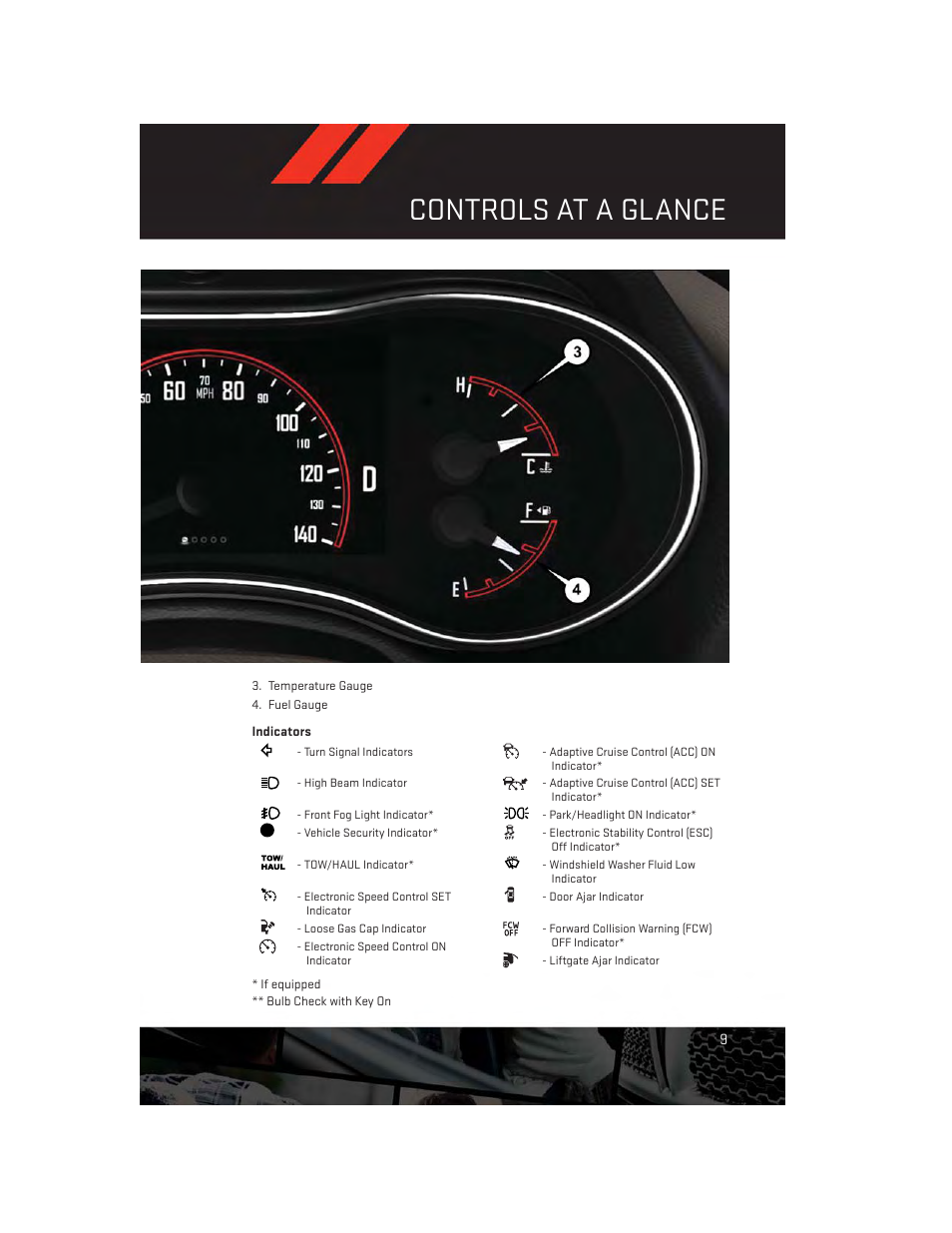 Controls at a glance | Dodge 2014 Durango - User Guide User Manual | Page 11 / 188