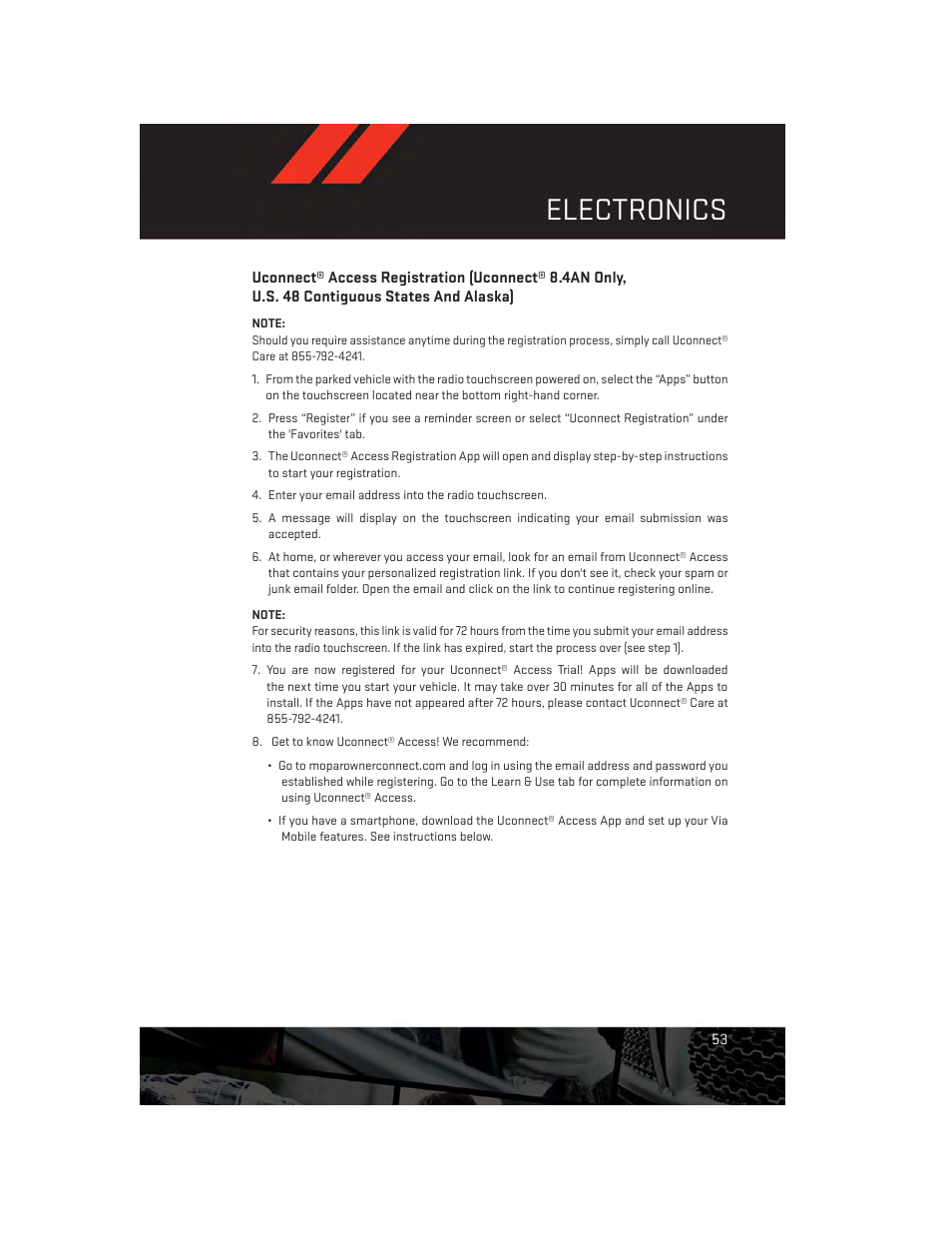 Electronics | Dodge 2014 Durango - User Guide User Manual | Page 55 / 188