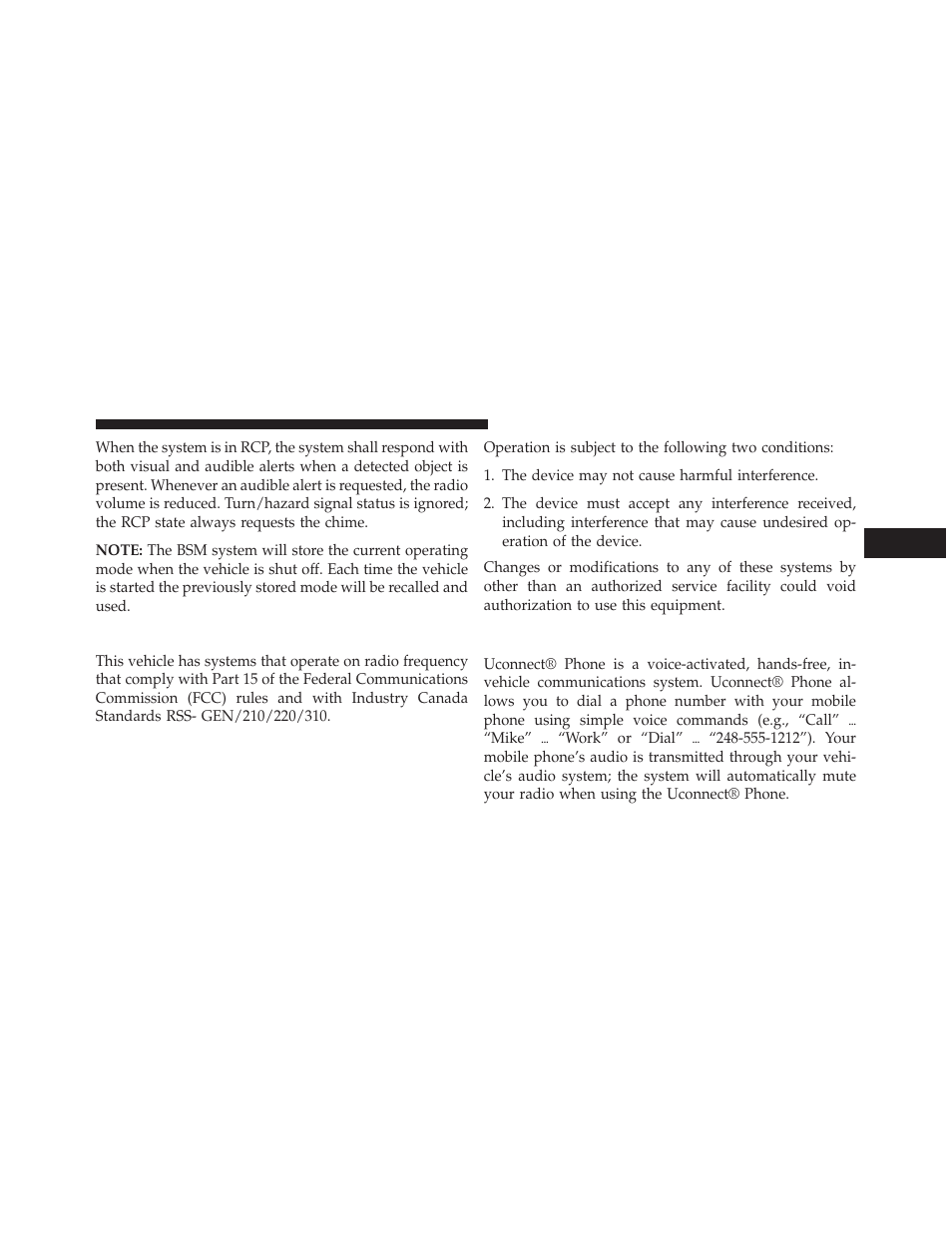 General information, Uconnect® phone — if equipped | Dodge 2014 Grand_Caravan - Owner Manual User Manual | Page 149 / 698