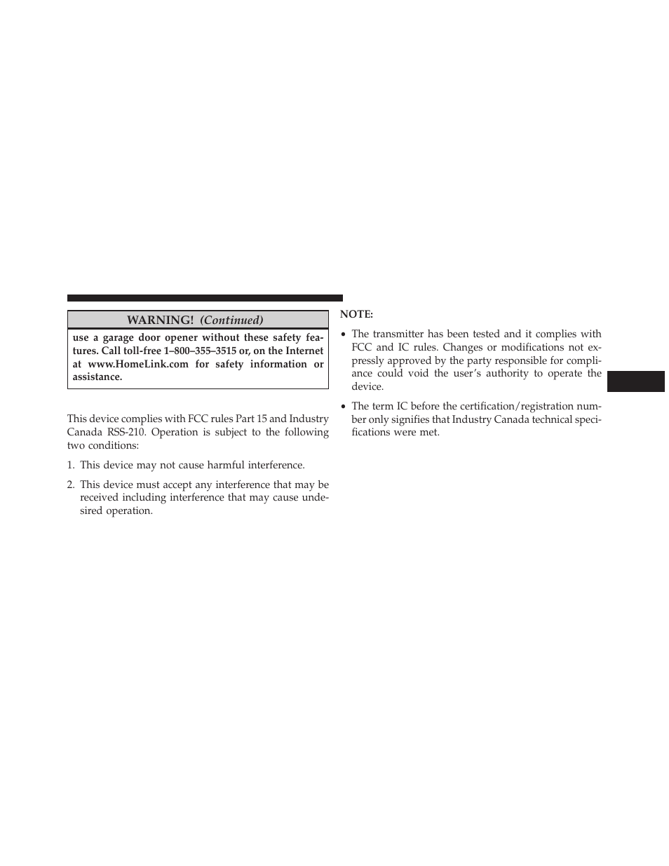 General information | Dodge 2014 Grand_Caravan - Owner Manual User Manual | Page 271 / 698