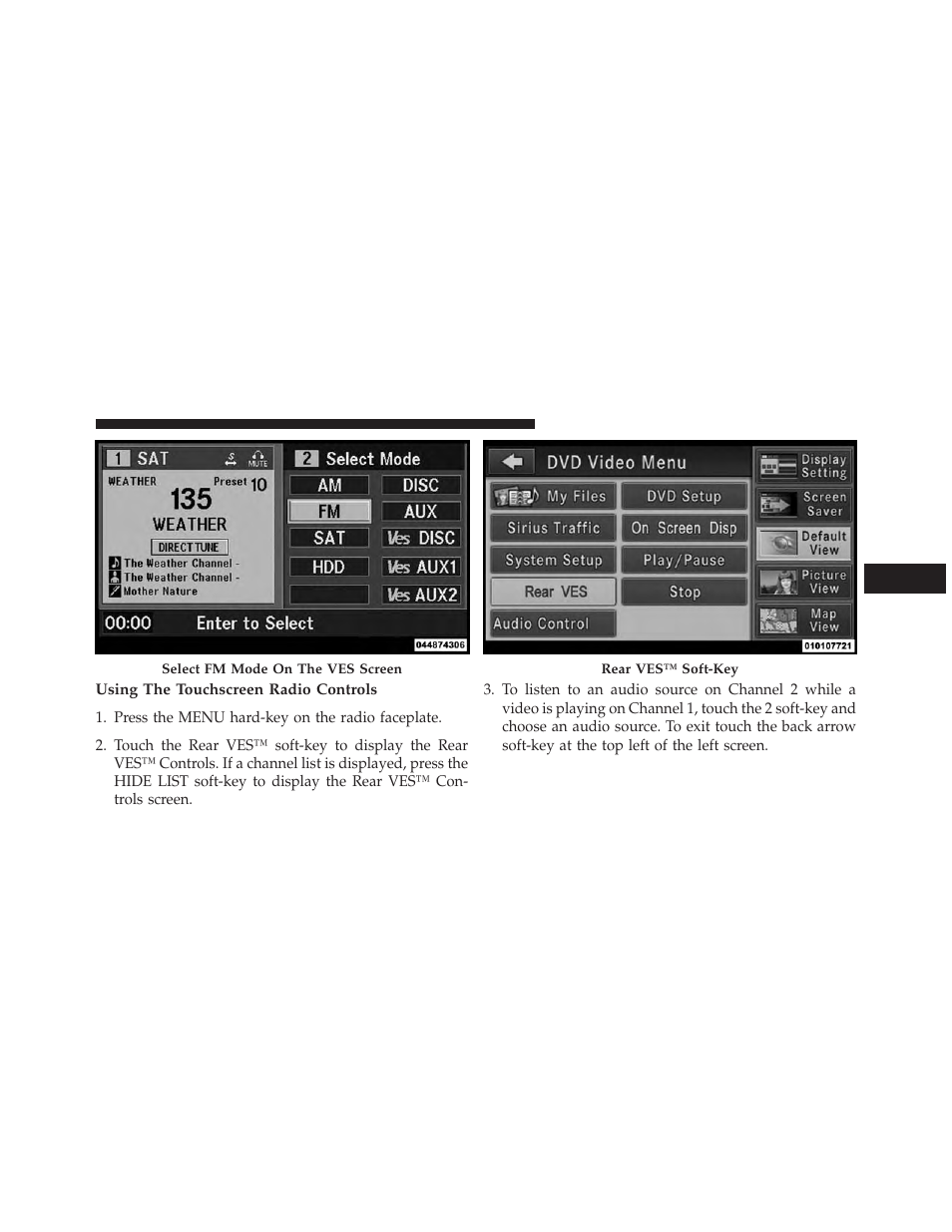 Using the touchscreen radio controls | Dodge 2014 Grand_Caravan - Owner Manual User Manual | Page 401 / 698