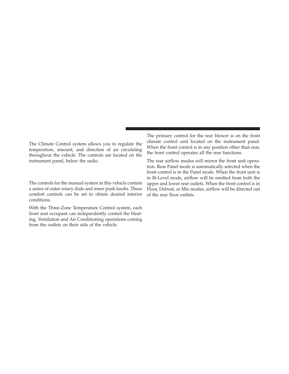 Climate controls, Manual heating and air conditioning system, If equipped | Dodge 2014 Grand_Caravan - Owner Manual User Manual | Page 436 / 698