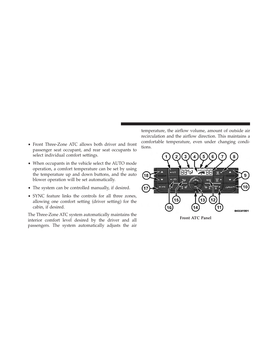 Automatic temperature control (atc) — if equipped, Automatic temperature control (atc) — if, Equipped | Dodge 2014 Grand_Caravan - Owner Manual User Manual | Page 444 / 698