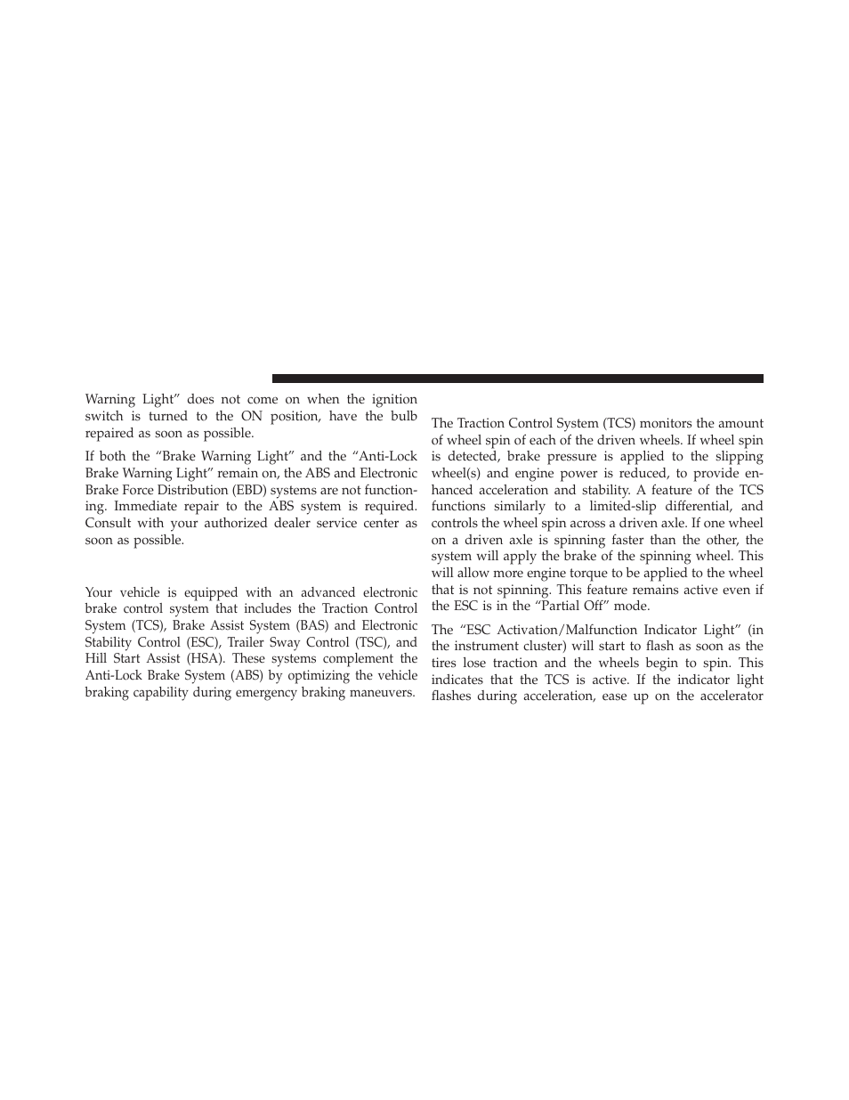 Electronic brake control system, Traction control system (tcs) | Dodge 2014 Grand_Caravan - Owner Manual User Manual | Page 486 / 698