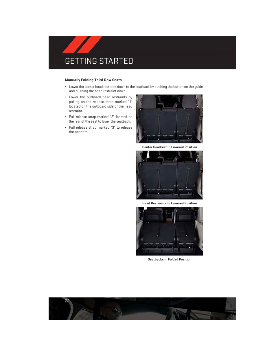 Getting started | Dodge 2014 Grand_Caravan - User Guide User Manual | Page 24 / 156