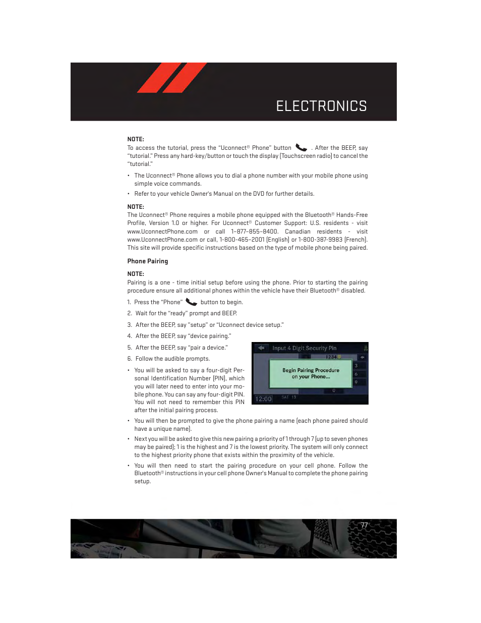 Electronics | Dodge 2014 Grand_Caravan - User Guide User Manual | Page 79 / 156