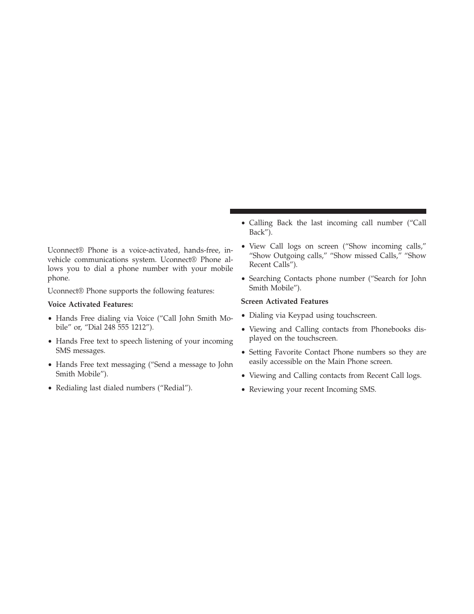 Uconnect® phone (8.4/8.4n), Uconnect® 8.4/8.4nav | Dodge 2014 Journey - Owner Manual User Manual | Page 150 / 651