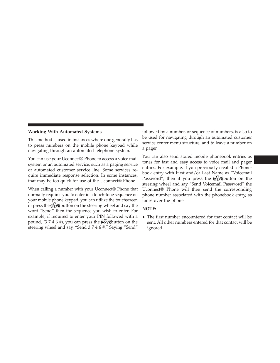 Working with automated systems | Dodge 2014 Journey - Owner Manual User Manual | Page 171 / 651