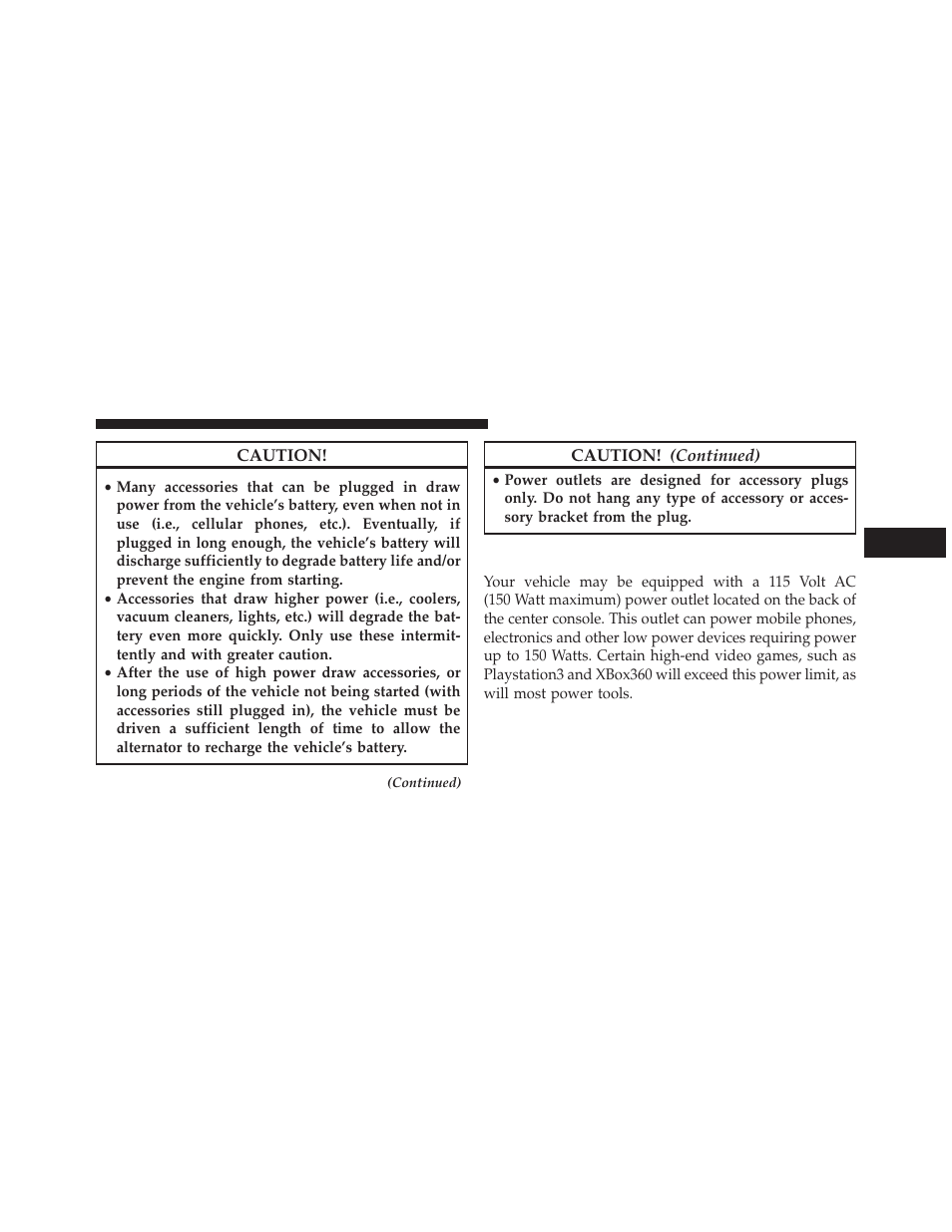 Power inverter — if equipped | Dodge 2014 Journey - Owner Manual User Manual | Page 275 / 651