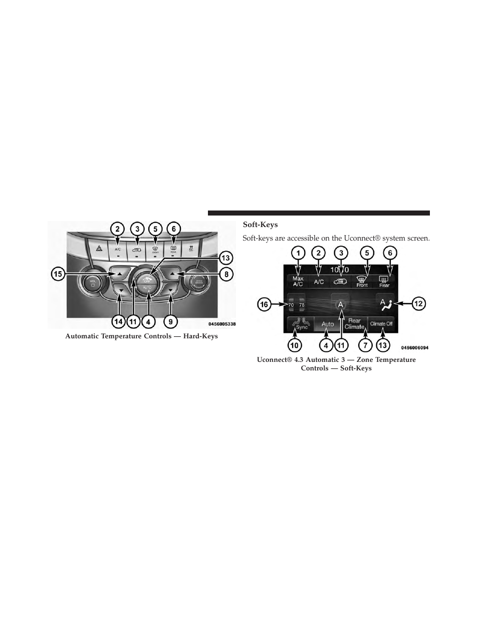 Soft-keys | Dodge 2014 Journey - Owner Manual User Manual | Page 392 / 651