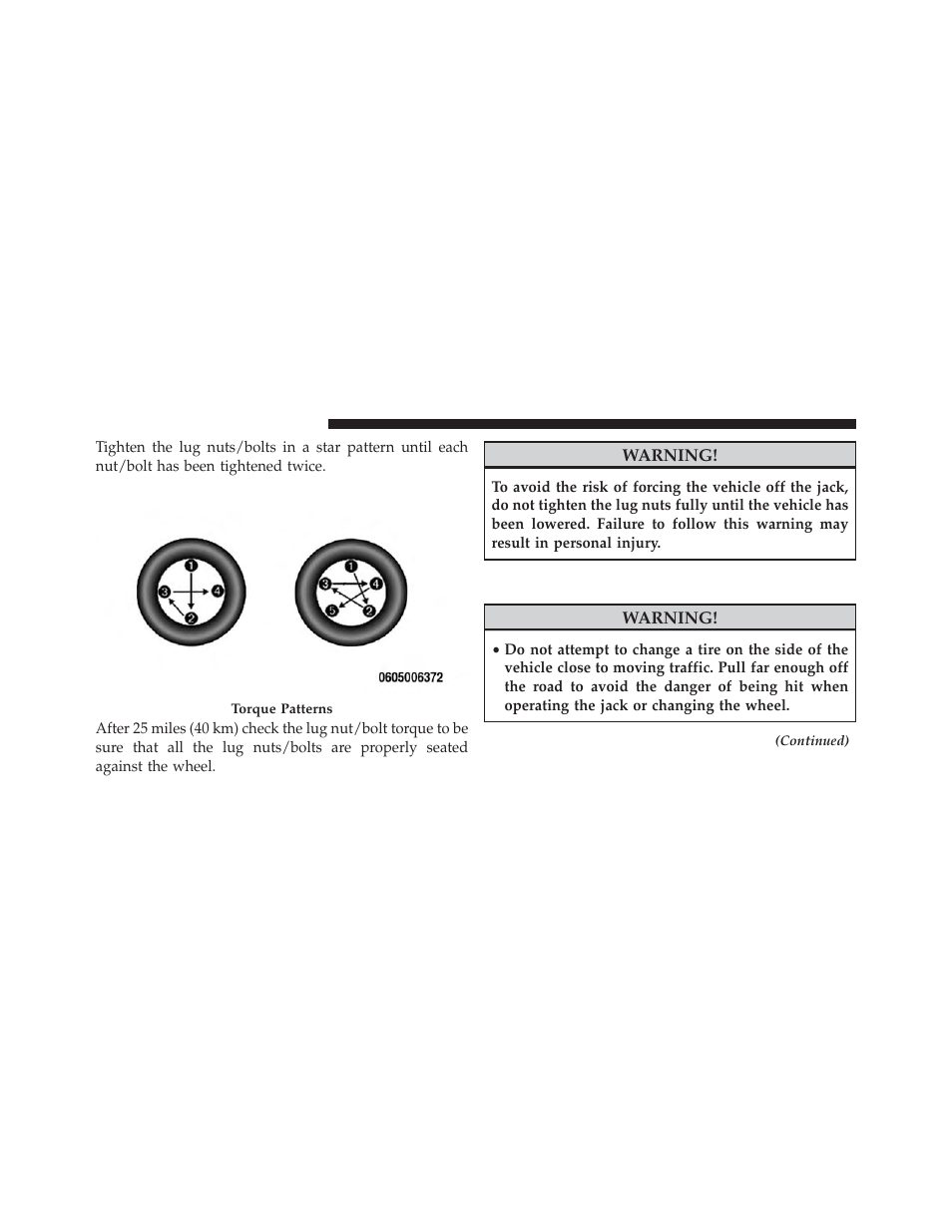 Jacking and tire changing | Dodge 2014 Journey - Owner Manual User Manual | Page 520 / 651