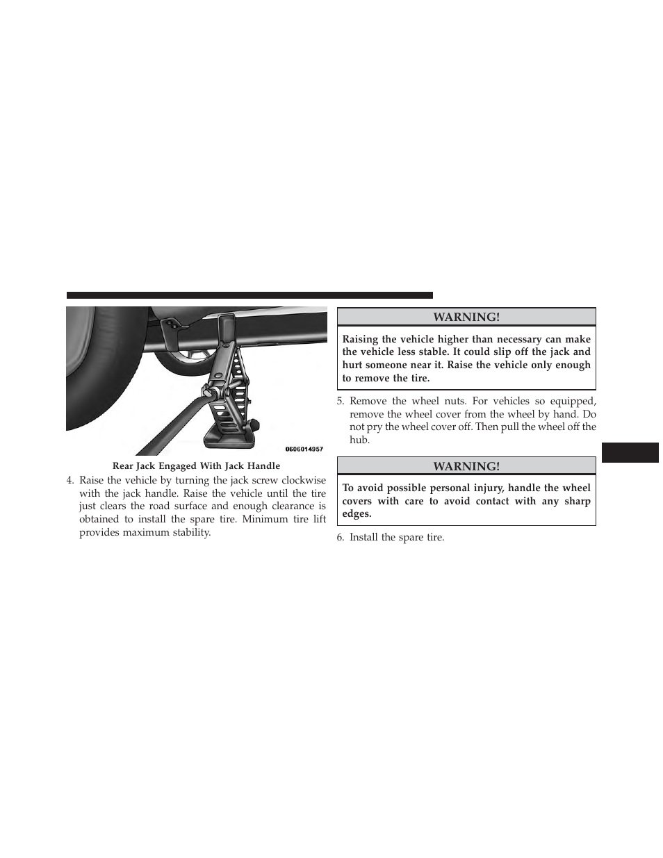 Dodge 2014 Journey - Owner Manual User Manual | Page 529 / 651