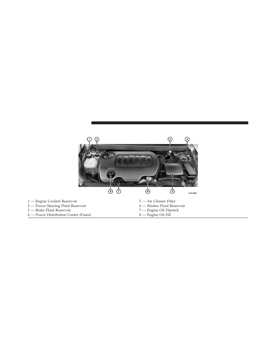 Engine compartment — 3.6l | Dodge 2014 Journey - Owner Manual User Manual | Page 548 / 651