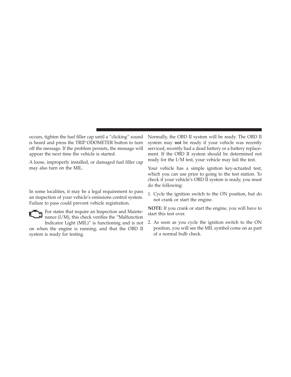 Emissions inspection and maintenance programs, Emissions inspection and, Maintenance programs | Dodge 2014 Journey - Owner Manual User Manual | Page 550 / 651