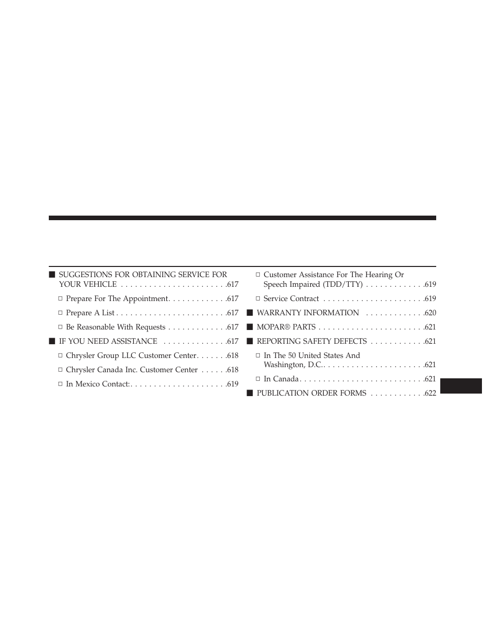Dodge 2014 Journey - Owner Manual User Manual | Page 617 / 651