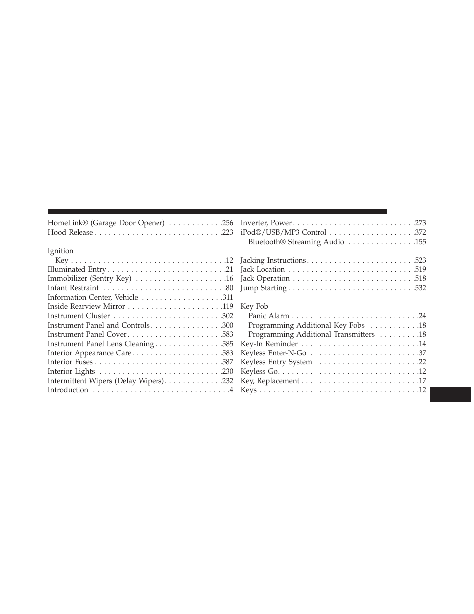 Dodge 2014 Journey - Owner Manual User Manual | Page 637 / 651