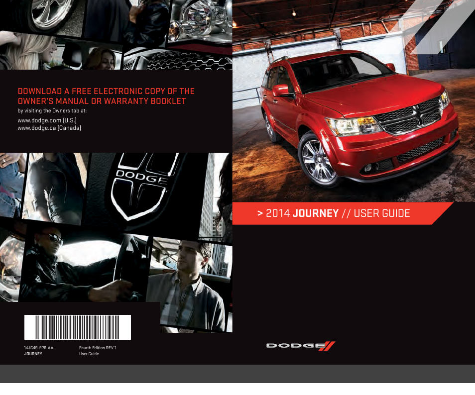 Dodge 2014 Journey - User Guide User Manual | 124 pages