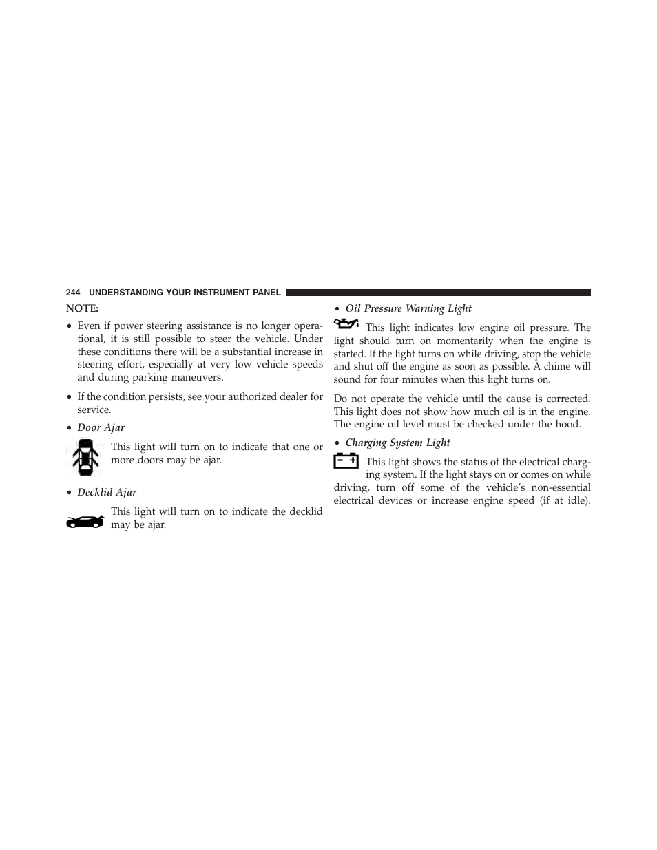 Dodge 2015 Challenger - Owner Manual User Manual | Page 246 / 618