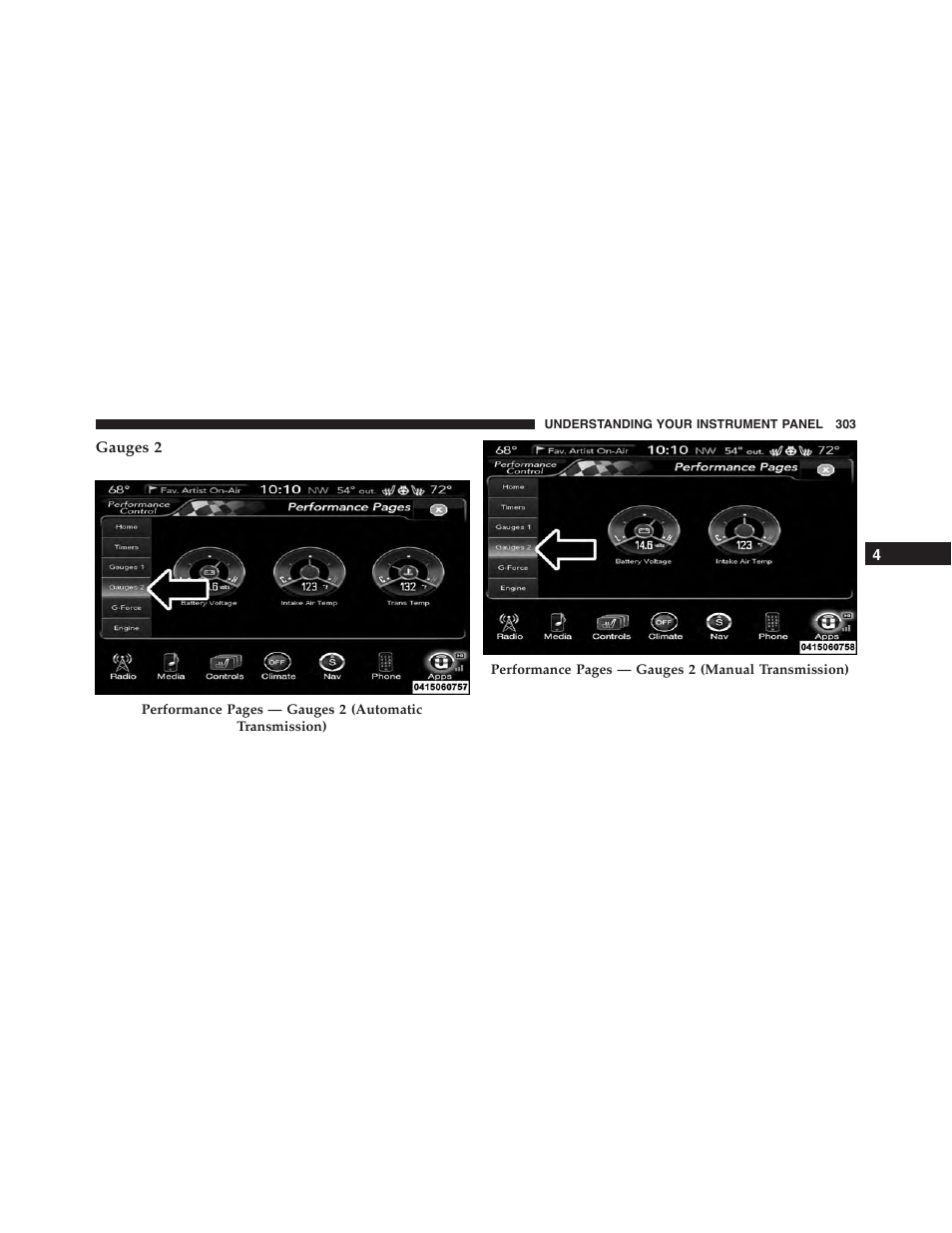 Gauges 2 | Dodge 2015 Challenger - Owner Manual User Manual | Page 305 / 618
