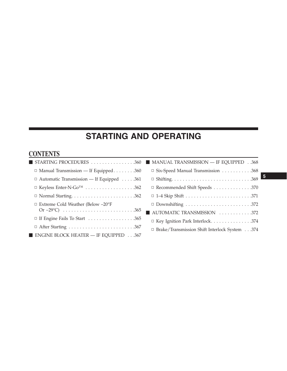 Dodge 2015 Challenger - Owner Manual User Manual | Page 357 / 618