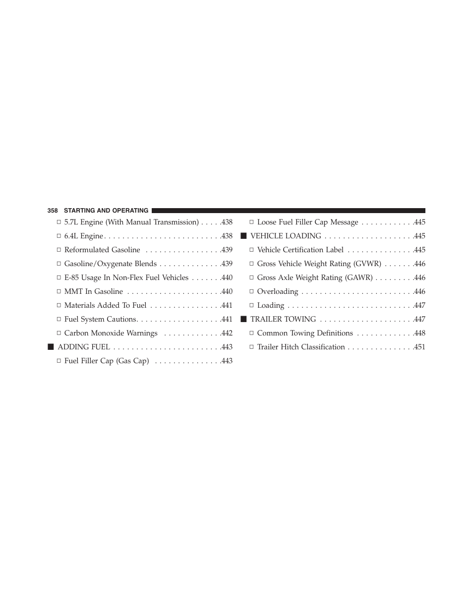 Dodge 2015 Challenger - Owner Manual User Manual | Page 360 / 618