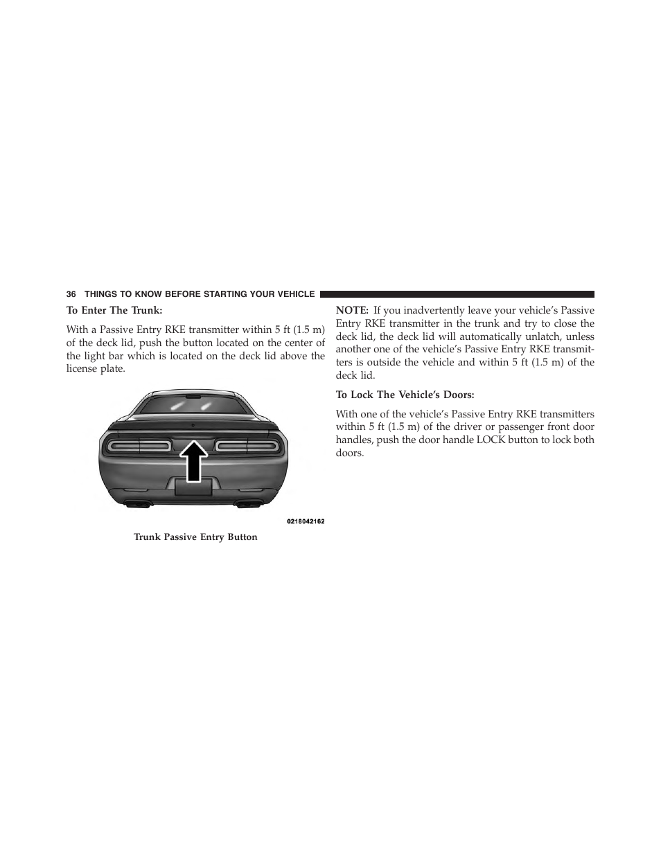 Dodge 2015 Challenger - Owner Manual User Manual | Page 38 / 618