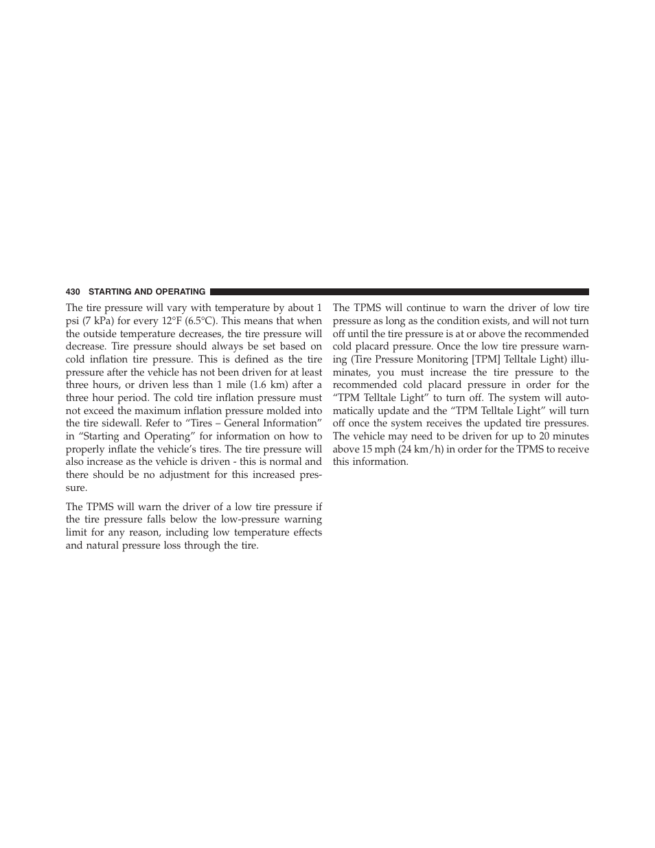 Dodge 2015 Challenger - Owner Manual User Manual | Page 432 / 618