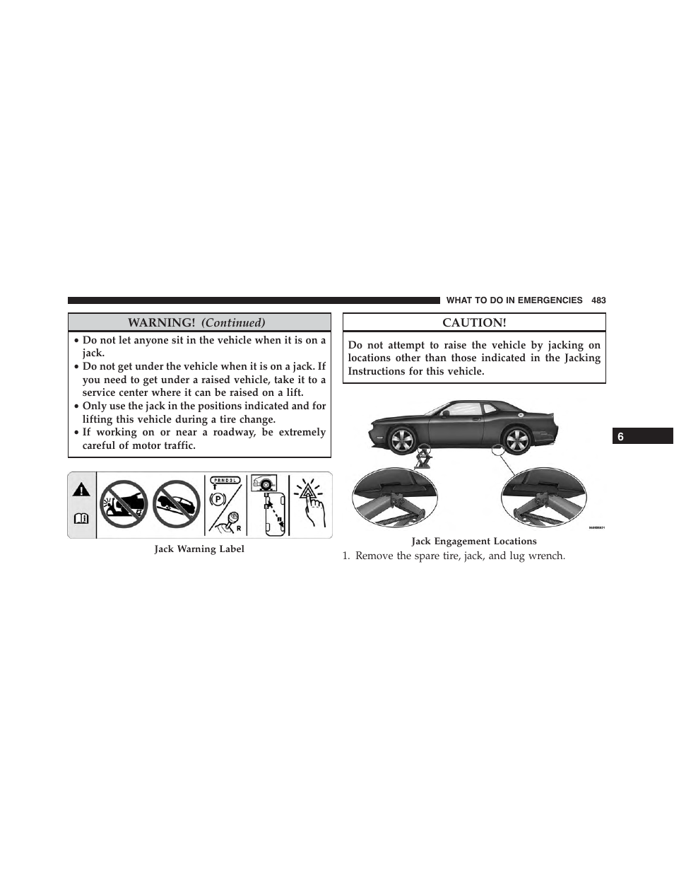 Dodge 2015 Challenger - Owner Manual User Manual | Page 485 / 618