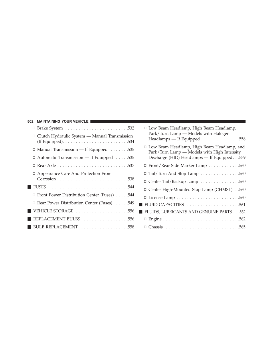 Dodge 2015 Challenger - Owner Manual User Manual | Page 504 / 618