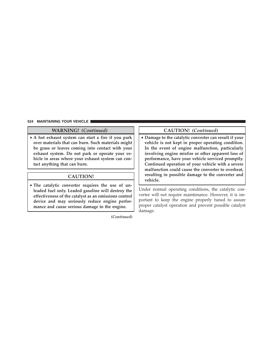 Dodge 2015 Challenger - Owner Manual User Manual | Page 526 / 618