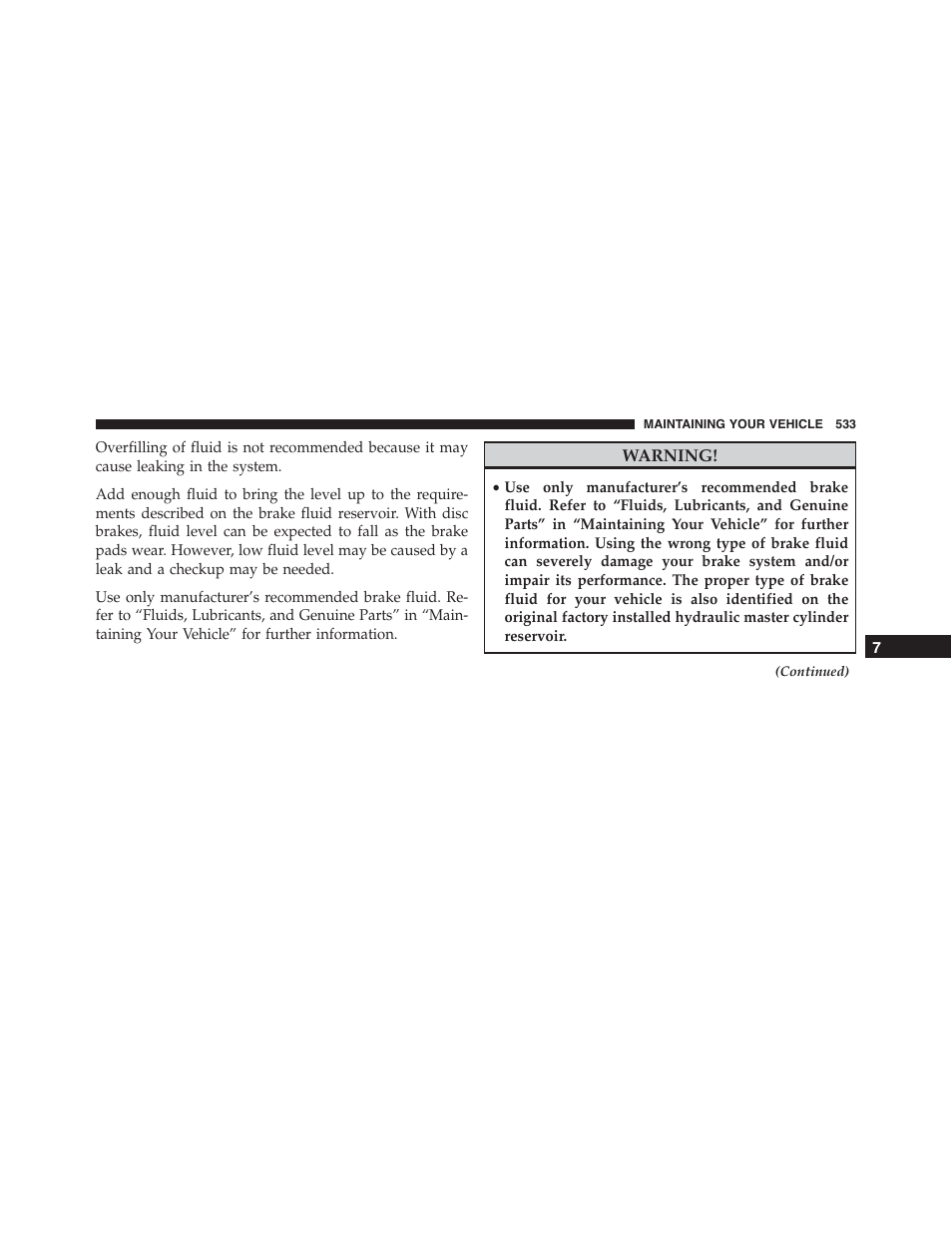 Dodge 2015 Challenger - Owner Manual User Manual | Page 535 / 618