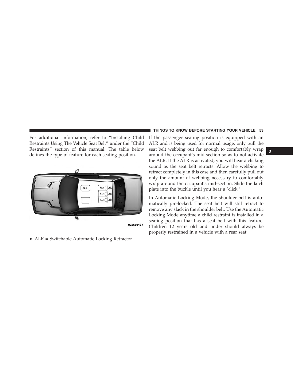 Dodge 2015 Challenger - Owner Manual User Manual | Page 55 / 618