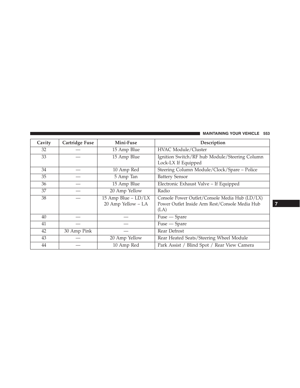 Dodge 2015 Challenger - Owner Manual User Manual | Page 555 / 618