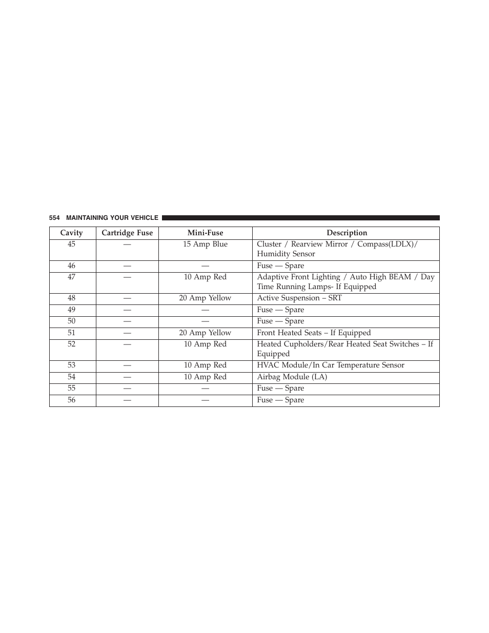 Dodge 2015 Challenger - Owner Manual User Manual | Page 556 / 618