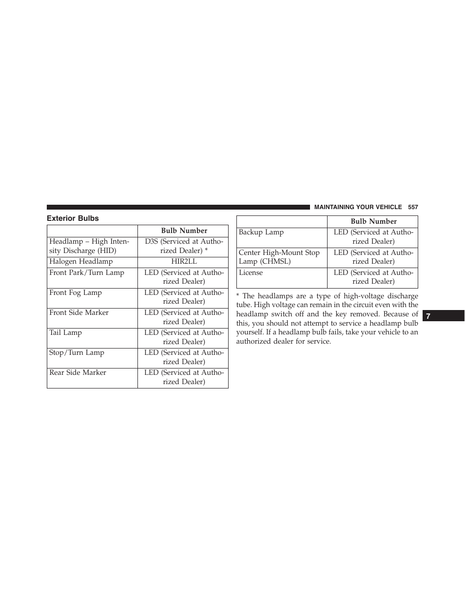 Dodge 2015 Challenger - Owner Manual User Manual | Page 559 / 618