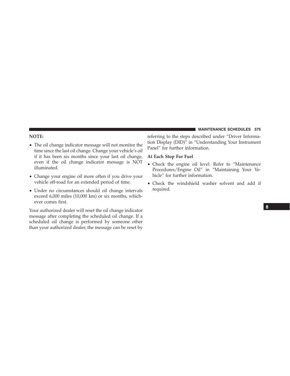 Dodge 2015 Challenger - Owner Manual User Manual | Page 577 / 618