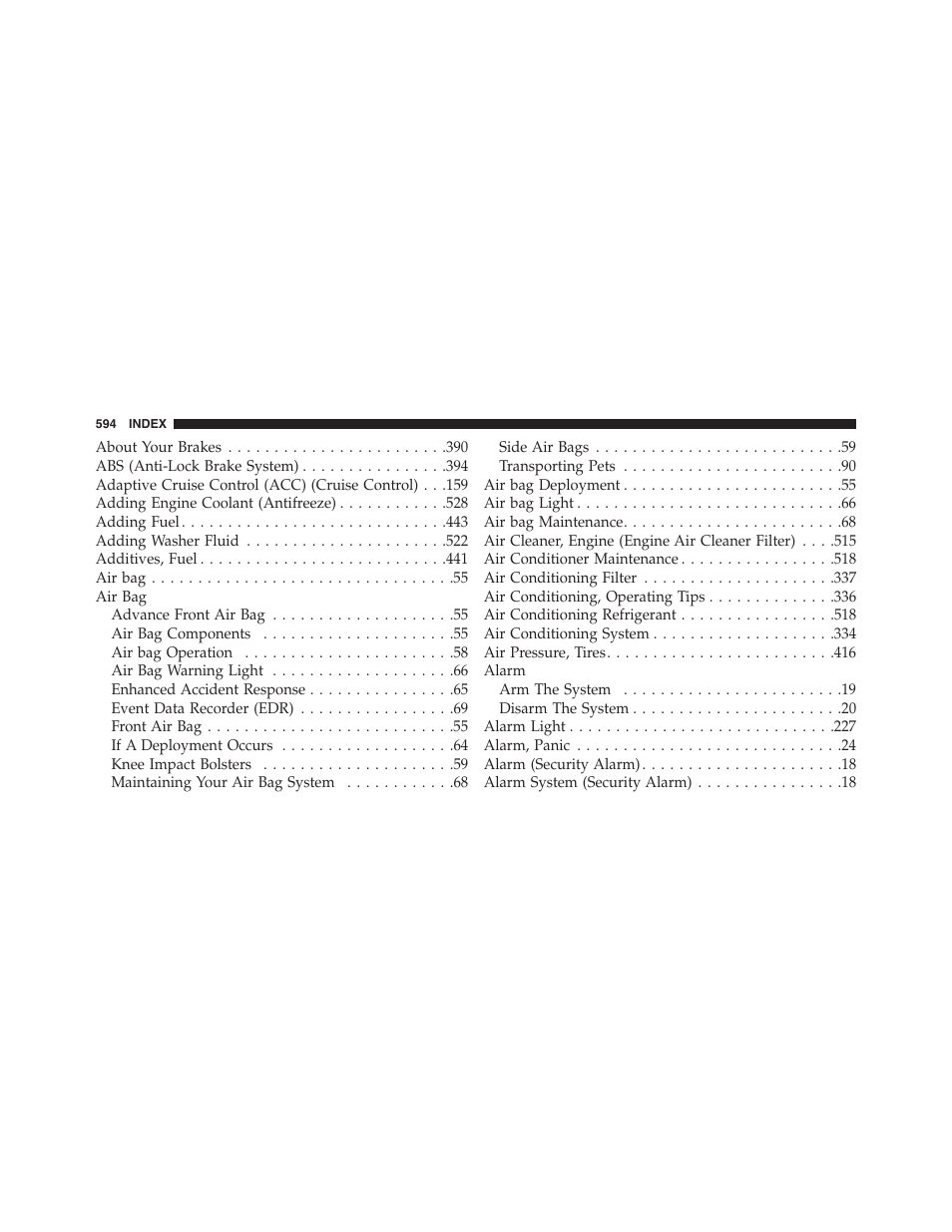 Dodge 2015 Challenger - Owner Manual User Manual | Page 596 / 618